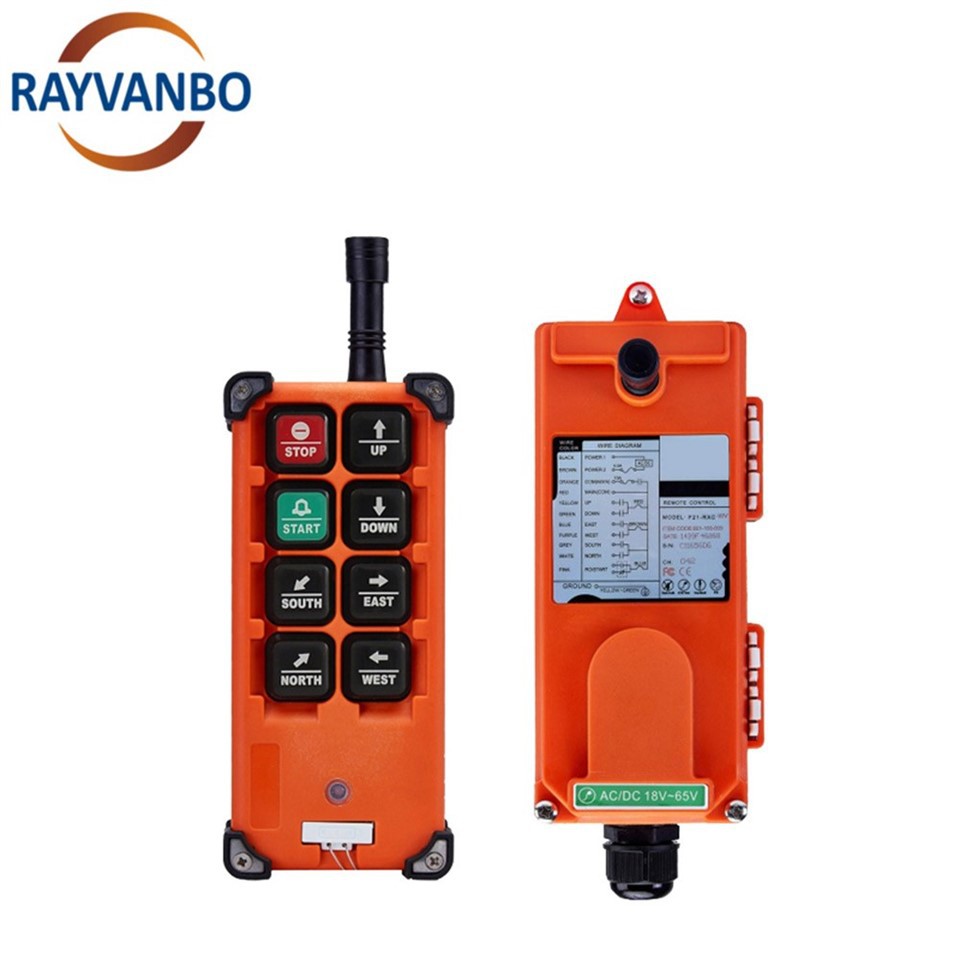 F21-E1B Industrial Remote Control 6 Buttons Single Speed Wireless Radio Transmitter Receiver suppliers