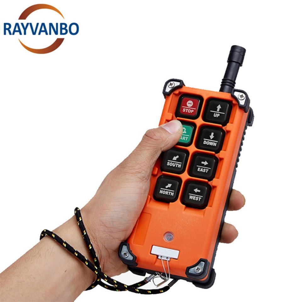 F21-E1B Industrial Remote Control 6 Buttons Single Speed Wireless Radio Transmitter Receiver factory